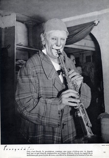 Grock 1947 Au Cirque d'hiver, Portrait, Clown