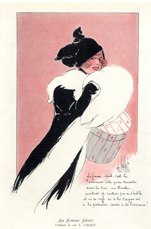 Louis Vallet 1912 "The Ideal Woman" Elegant Parisienne