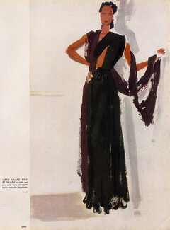 Grès (Germaine Krebs) 1946 Evening Gown, Reinoso