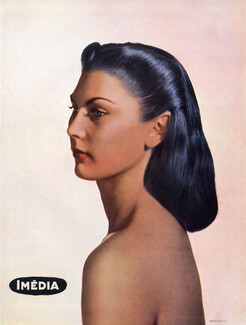 Imédia (L'Oréal) 1947 Harry Meerson, Dyes for hair, Hairstyle