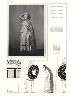 Chanel 1923 Costume Antigone Lepape