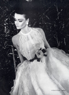 Christian Dior 1963 Evening Gown Fashion Photography