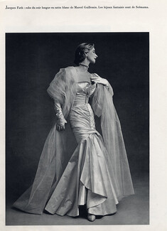 Jacques Fath 1950 Evening Gown, Marcel Guillemin, Philippe Pottier