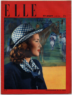ELLE (Belgique) N°28 du 6 Juin 1946 Schiaparelli