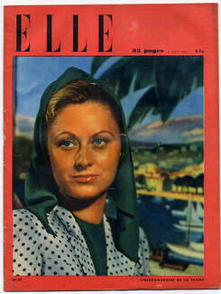 ELLE (Belgique) N°37 du 8 Août 1946 Pierre Balmain