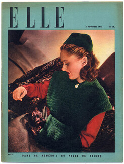 ELLE N°51 du 5 Novembre 1946 Kostio de War Gjon Mili