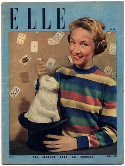 ELLE N°73 du 8 Avril 1947 Anny Blatt Jean Dessès