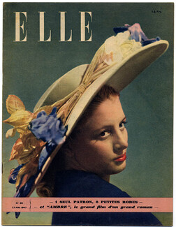 ELLE N°80 du 27 Mai 1947 Legroux Soeurs, Balenciaga