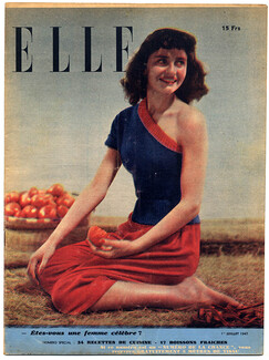 ELLE N°85 du 1 Juillet 1947 Robert Piguet
