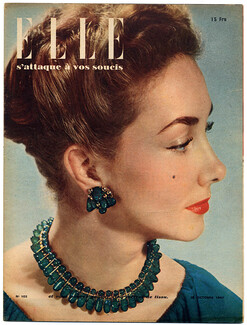 ELLE N°102 du 28 Octobre 1947 Marcel Rochas Paulette