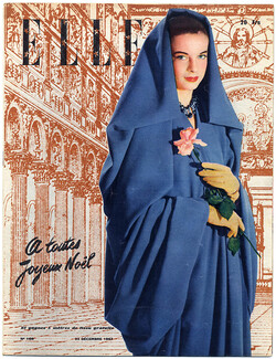 ELLE N°109 du 23 Décembre 1947 Jeanne Lanvin Schiaparelli Lucien Lelong Maggy Rouff