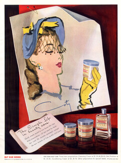 Coty (Cosmetics) 1944 Eric