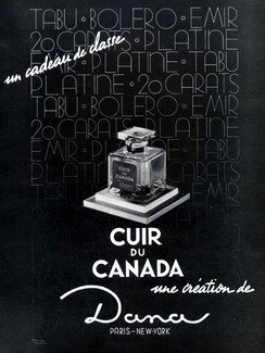 Dana (Perfumes) 1947 Cuir du Canada, Facon Marrec