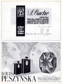 Louise Peszynska (Perfume) 1929 "Le Secret du Diamant" Buche (Fabric)
