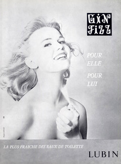 Lubin (Perfumes) 1960 "Gin Fizz" Espinat Photo