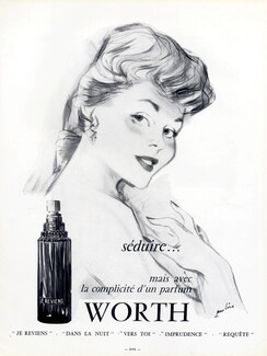 Worth (Perfumes) 1955 Je Reviens, Maurice Paulin