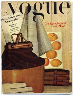 British Vogue October 1944 Paris Midseason Collections. Hats, Shoes and Accessories, 100 pages