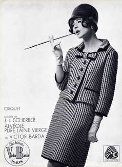 Vintage Jean Louis Scherrer Gray Wool/cashmere Tailored Suit
