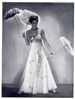 Schiaparelli 1937 Evening Gown George Platt Lynes