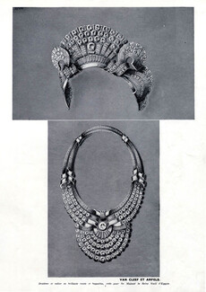 Van Cleef & Arpels 1939 Tiara and Necklace for The Queen Nazli