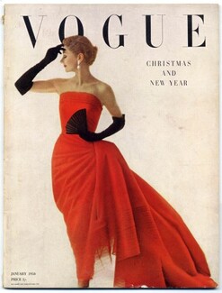 British Vogue January 1950 Antonio Castillo The Fratellini Irving Penn