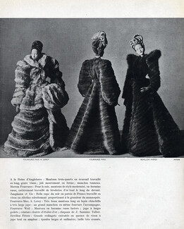 L'Ambassade de la Mode (Dolls) 1945 Weil, Max Leroy, Revillon Fur Coats