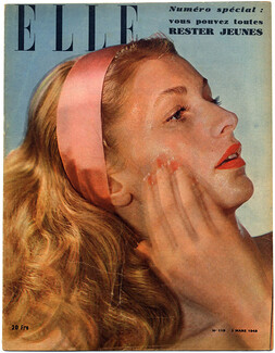 ELLE N°119 du 2 Mars 1948 Numéro Spécial: Rester Jeunes, 24 pages