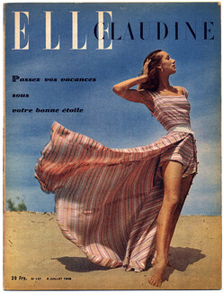 ELLE N°137 du 6 Juillet 1948 Schiaparelli Jacques Heim Leonor Fini Jacqueline Delubac, 28 pages
