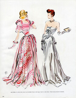 Bruyère 1947 Evening Gown, Fernando Bosc