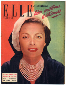 ELLE N°158 du 6 Décembre 1948 Christian Dior Pierre Clarence Jean Cocteau