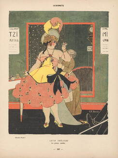 Benda 1917 La Grosse Vedette, Theatre costume, German satire