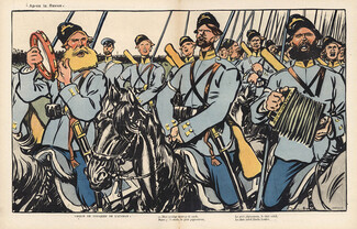 Caran d'Ache 1902 Cossacks of Ataman Military, Horse, Russian Soldier