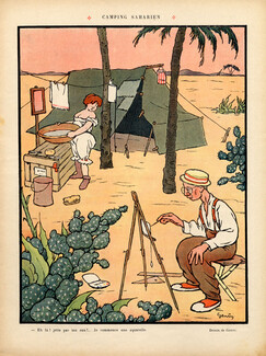 Charles Genty 1910 Camping Saharien