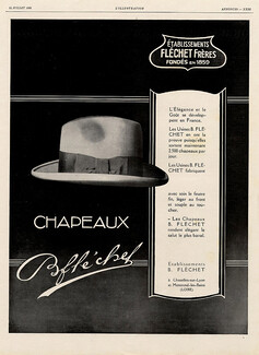 B. Fléchet 1928 Chapeaux