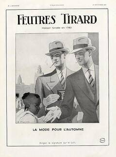Tirard (Men's Hats) 1931 African Children, Cazenove, Exposition Coloniale Internationale