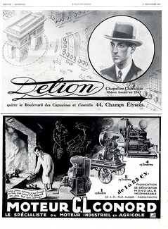 Delion (Men's Hats) 1928 Léon Fauret