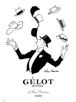 Gélot (Men's Hats) 1954 Pierre Simon