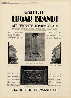 Edgar Brandt 1927 Art Deco Ironworks