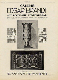 Edgar Brandt 1927 Art Deco Ironworks