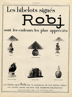 Robj 1927 Knickknacks, Lamps, Brûle-Parfum