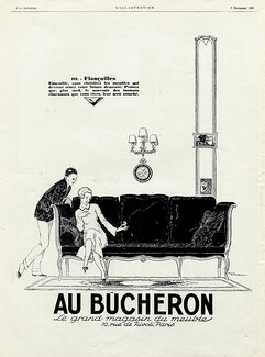 Au Bûcheron 1925 René Vincent, n°3. Fiançailles