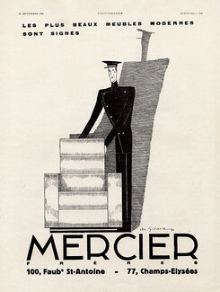 Mercier Frères 1930 Bellhop Decorative Arts