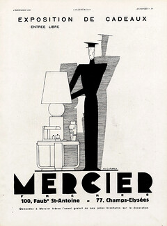 Mercier Frères 1930 Decorative Arts, Bellhop