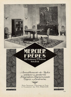 Mercier Frères 1925 Furniture, Decorative Arts