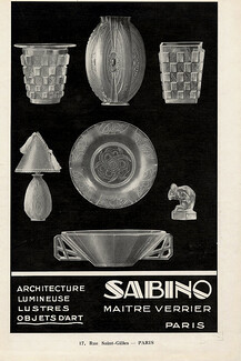 Sabino - Verrier d'Art (Luminaires) 1933