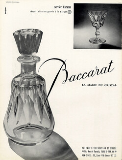 Baccarat (Crystal) 1947 "Service Caracas"