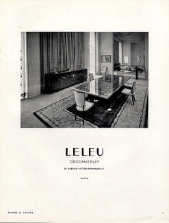Leleu 1933 Interior