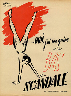 Scandale (Stockings) 1951 Facon Marrec