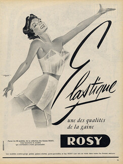 Rosy 1954 Pigeot Girdle Bra Pin-up