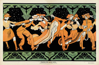 Roubille 1902 Panneau des Coeurs hatifs, Art Nouveau